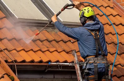 Démoussage et hydrofuge de toiture à Toulouges